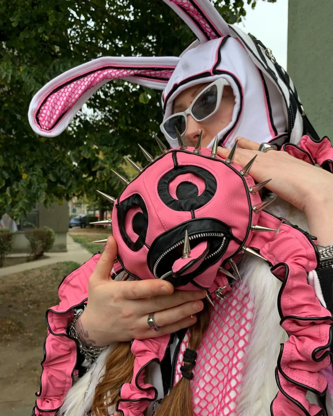 PINK BUNNY MASK