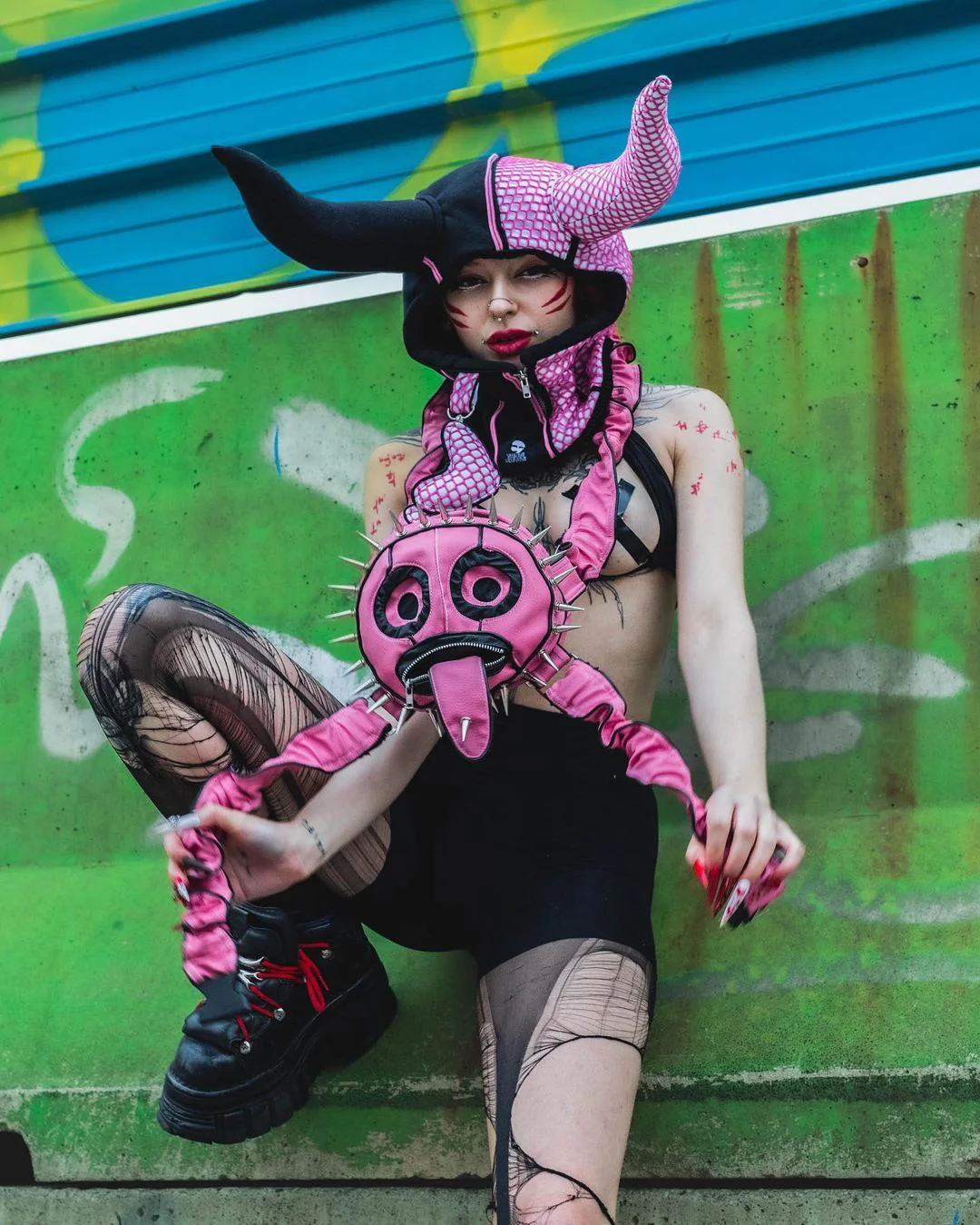 PINK GRIME MOGLIN BAG